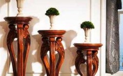 欧式木制花瓶架（欧式木质花架）